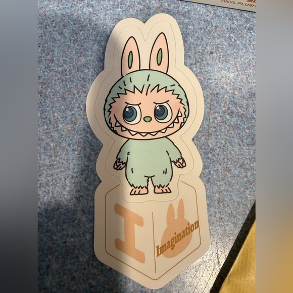 Pop Mart Labubu THE MONSTERS Pin for Love Series A-M Vinyl Plush Pendant 'I’ - Picture 4 of 8